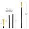 Gold Costume Walking Cane Elegant Prop Stick Dress Canes Costume Accessories for Adults and Kids